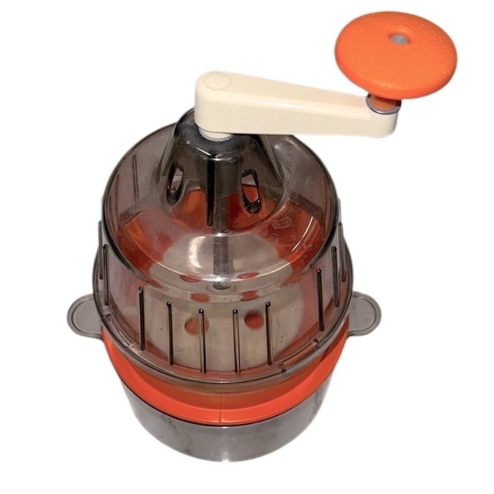 Joyce Chen Orange and Silver Manual Food spiralizer